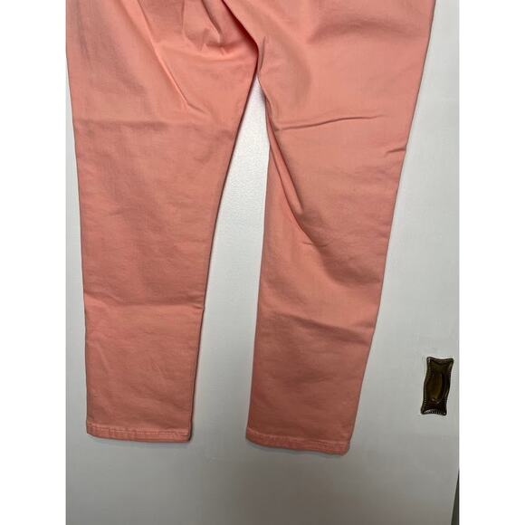 Ana Orange Preppy Pants Womens Size 16 Skinny Leg Ankle Peach Khakis Trousers - Picture 8 of 12